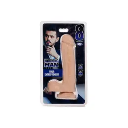 Working Man Your Entrepreneur PVC dildo od 20 cm sa vakuum postoljem bež