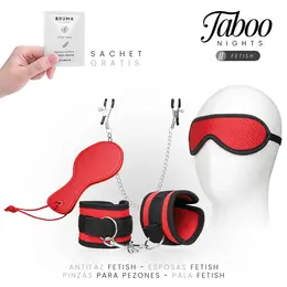 TABOO NIGHTS Set 2 FETISH: Početni set za senzornu igru i sputavanje