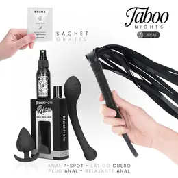 Taboo Nights Set 1: Petodelni set sa silikonskim analnim sistemom i dodacima