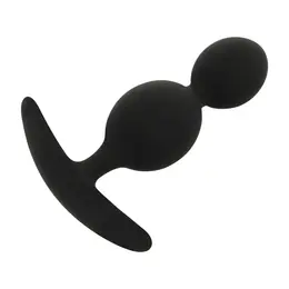 OHMAMA Silicone Bead Chain 9cm - Black, Flexible Ergonomic Design