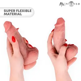MR INTENSE Spencer mali silikonski dildo od 19 cm sa anatomskim dizajnom i vakuumskom bazom
