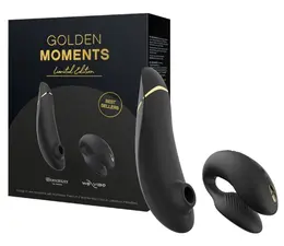 Womanizer Golden Moments 2-Piece Set - Premium Collection for Couples