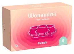 Womanizer Next zamenske glave veličina S, set od 3 komada, silikon, bele