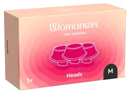 Womanizer Next Interchangeable Silicone Head Black M (3 komada)