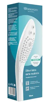 Womanizer Wave White, multifunkcionalna glava za tuširanje sa inovativnom mlaznom tehnologijom