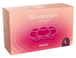 Womanizer zamenske glave L bordo silikon Premium 2 i Classic 2 pakovanje od 3 komada
