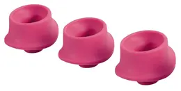 Womanizer zamenske glave L, pakovanje od 3 komada, silikon u boji maline, 23mm