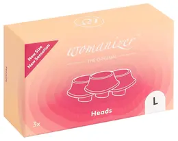 Womanizer zamenski nastavci set L beli 3 komada silikonski dodatak