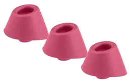 Womanizer zamenske silikonske glave S, pakovanje od 3 komada, boja maline, 15 mm