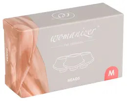 Womanizer zamenske glave M Raspberry pakovanje od 3 komada silikon 15 mm