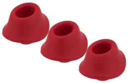 Womanizer W-Heads set 3x Medium crveni zamenski silikonski nastavci M