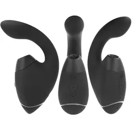 Womanizer Duo Next Black dualni stimulator sa vazdušnim talasima i vibracijom