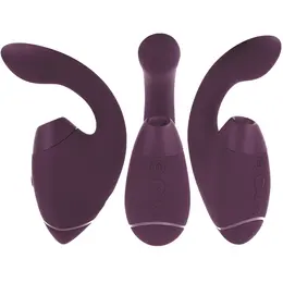 Womanizer Duo Next Dual Air i Vibration sistem tamnoljubičasti 195mm