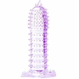 Baile Silicone Intimate Enhancement Sleeve Purple 14.2 cm Textured Model