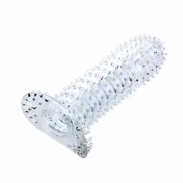 Baile Silicone Intimate Enhancement Sleeve Purple 14.2 cm Textured Model