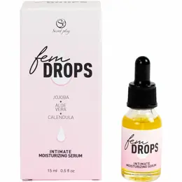 Secret Play Fem Drops intimni hidratantni serum 15ml sa mirisom cvetova čaja