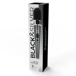 BLACK&SILVER Dexter masažer, punjivi masažer sa 10 modova vibracije, dužina 30.6 cm