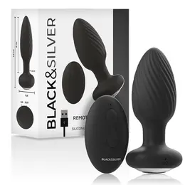 Black&Silver Welss Rotator silikonski čep sa daljinskim upravljačem, vodootporan, 10 modova