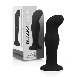 BLACK&SILVER Sean Plug Premium crni silikonski intimni dodatak