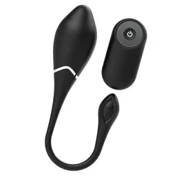 Black & Silver Jenell Wireless Vibrating Egg | USB Rechargeable, Waterproof