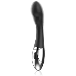 Black&Silver Kilian vibrator sa USB punjenjem od super mekog silikona 20cm