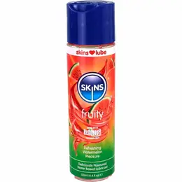 Skins Fruity lubrikant na bazi vode sa ukusom lubenice 130ml, formula bez šećera