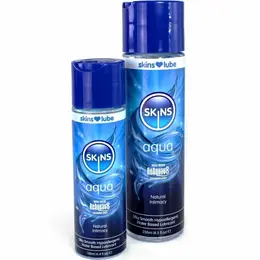 Skins Aqua Water-Based Intimate Lubricant 250ml - Long-Lasting & Gentle