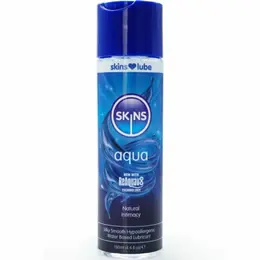 Skins Aqua lubrikant na bazi vode 130ml, nežna i dugotrajna formula