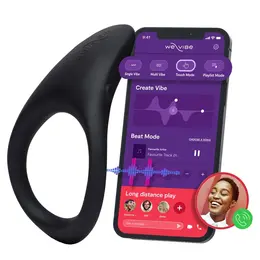 We-Vibe Verge 2 fleksibilni silikonski intimni prsten sa kontrolom preko aplikacije, crni