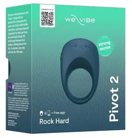 We-Vibe Pivot 2 Slate, silikonski intimni prsten sa kontrolom preko aplikacije