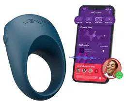 We-Vibe Pivot 2 Slate, silikonski intimni prsten sa kontrolom preko aplikacije