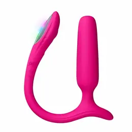 Lovense Lush roze interaktivni intimni stimulator sa upravljanjem preko aplikacije i svetlećim repićem