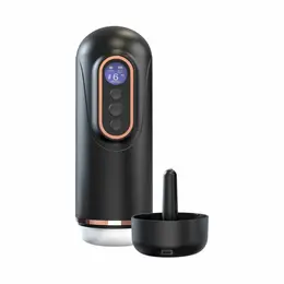 Teazers Telescopic Intimate Machine Black - Multi-Function Heating System