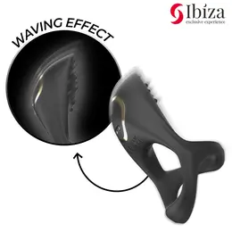 Ibiza Multi-Sensorial Intimate Ring - 10 Modes, Waterproof, Silicone