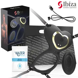 Ibiza Heart Panty Intimate Device with Remote, Adjustable, Pink, 135 mm