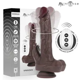 MR INTENSE Morgan intimni sistem sa daljinskim upravljanjem, 23 cm, crni silikon