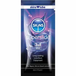 Skins Superslide silikonski lubrikant 5ml jednokratno pakovanje, dugotrajni efekat