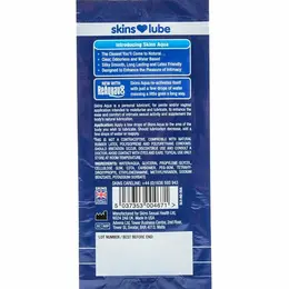 Skins Aqua lubrikant na bazi vode u kesici od 5ml, prozirna i nežna formula
