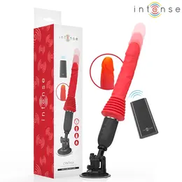 INTENSE Cynthia silikonski penetrirajući dildo sa daljinskim upravljačem i grejanjem 31cm