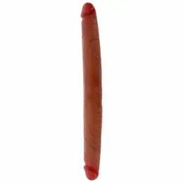 ToyJoy Get Real silikonski dvostrani intimni stimulator Caramel 40cm