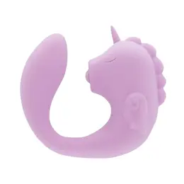 Unihorn C-Horse Marina Lilac fleksibilni dvostruki silikonski vibrator 15cm