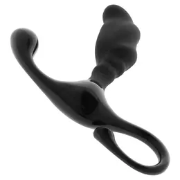 OHMAMA Beginner Silicone Prostate Model 10.2cm with Ergonomic Handle