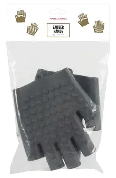 Pipedream Magic Hands Silicone Massage Gloves Grey One Size