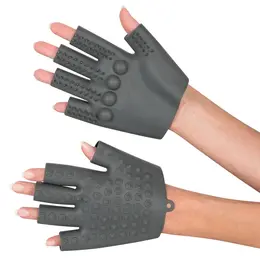 Pipedream Magic Hands Silicone Massage Gloves Grey One Size