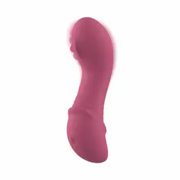 Teazers Rolling Mini Vibrator Raspberry Pink, kompaktni ergonomski masažer