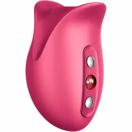 FUN FACTORY Belle beskontaktni stimulator u boji maline, vodootporan sa 11 modova stimulacije