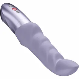 Fun Factory Abby G Light Violet - Curved Vibrating Device, Ribbed Texture, 18.8 cm