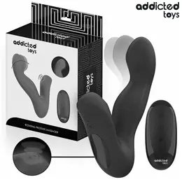 Addicted Toys Oscillating Perineal Massager Remote 10 Modes Black 147mm