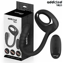 Addicted Toys P Spot prsten sa dva motora i daljinskim upravljačem medicinski silikon 215 mm