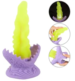 Beasty Cocks Passion Plant LED intimna igračka, 22 cm, zelena